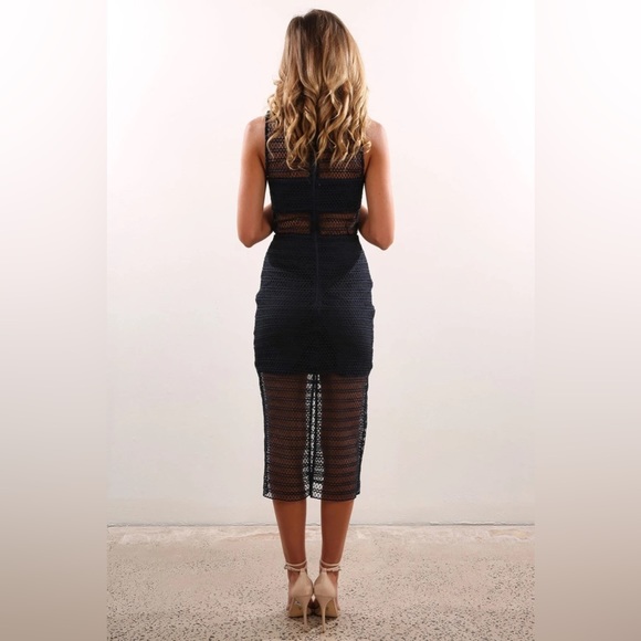 Nwot KEEPSAKE All Night Lace Midi - Picture 5 of 9